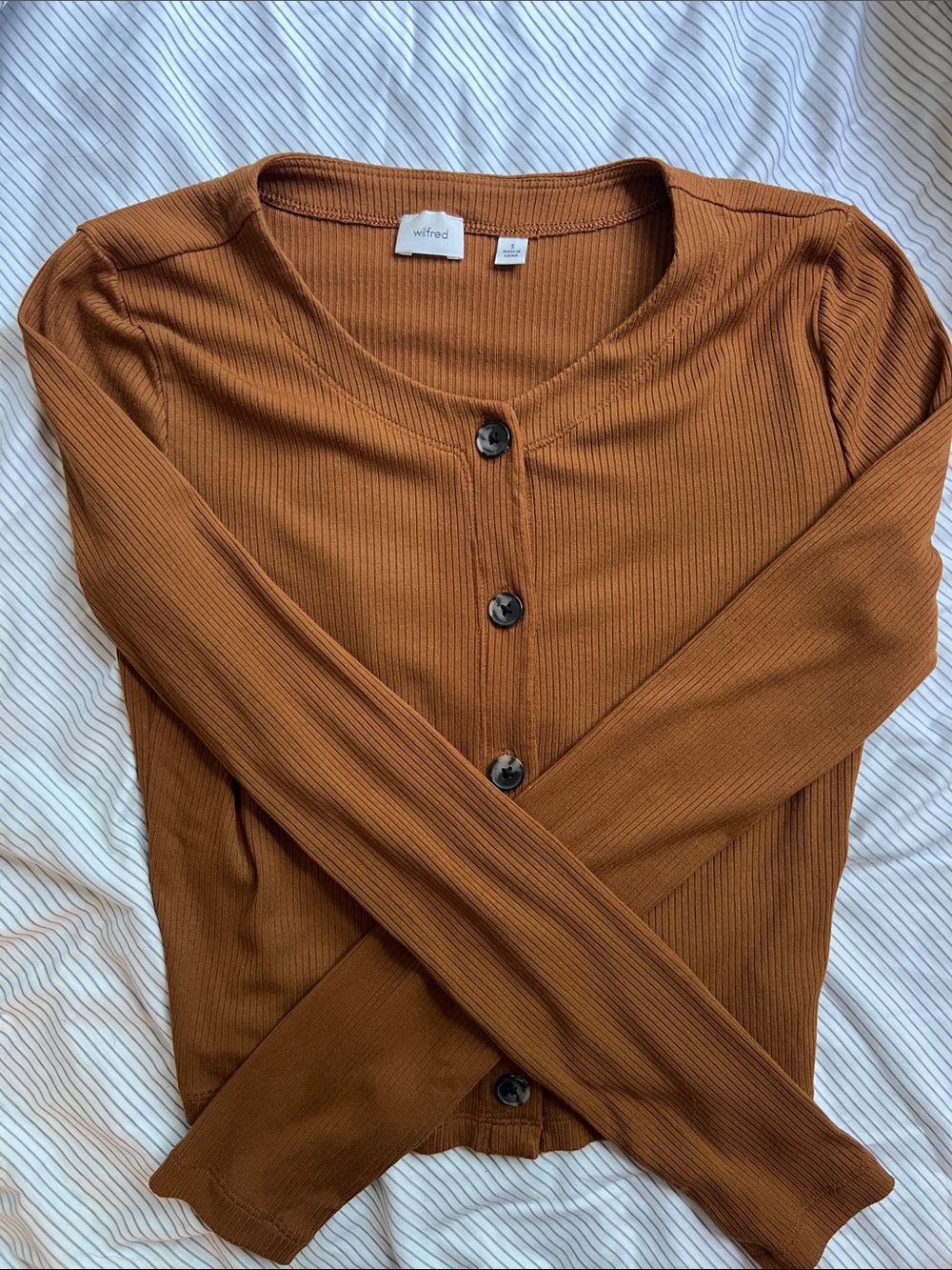 Wilfred Ribbed Long Sleeve